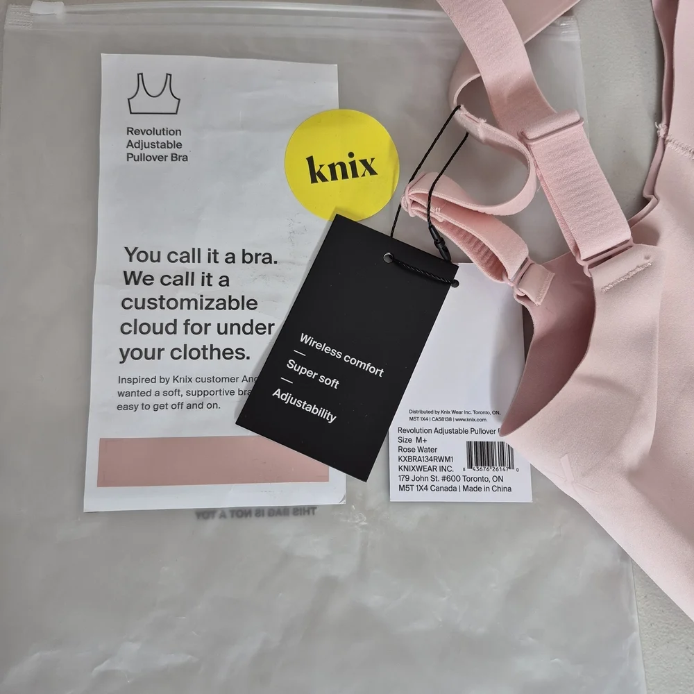 Knix Revolution Adjustable Pullover Bra - Size M+
